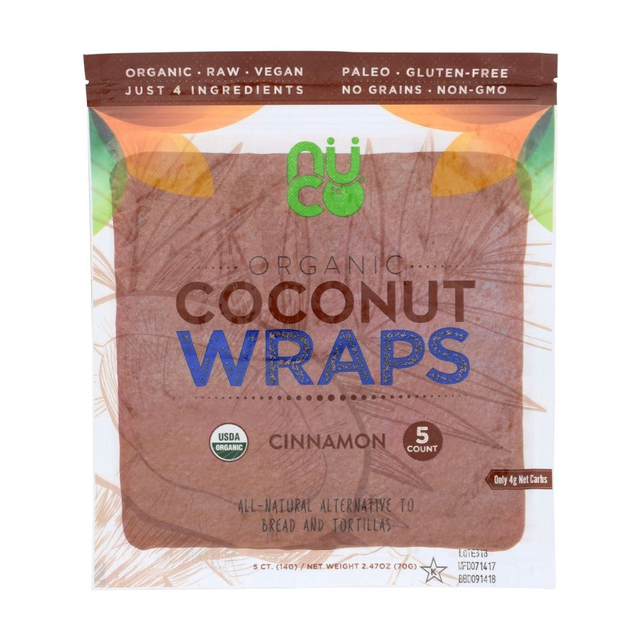 NUCO Organic Coconut Wraps Zimt 7 g