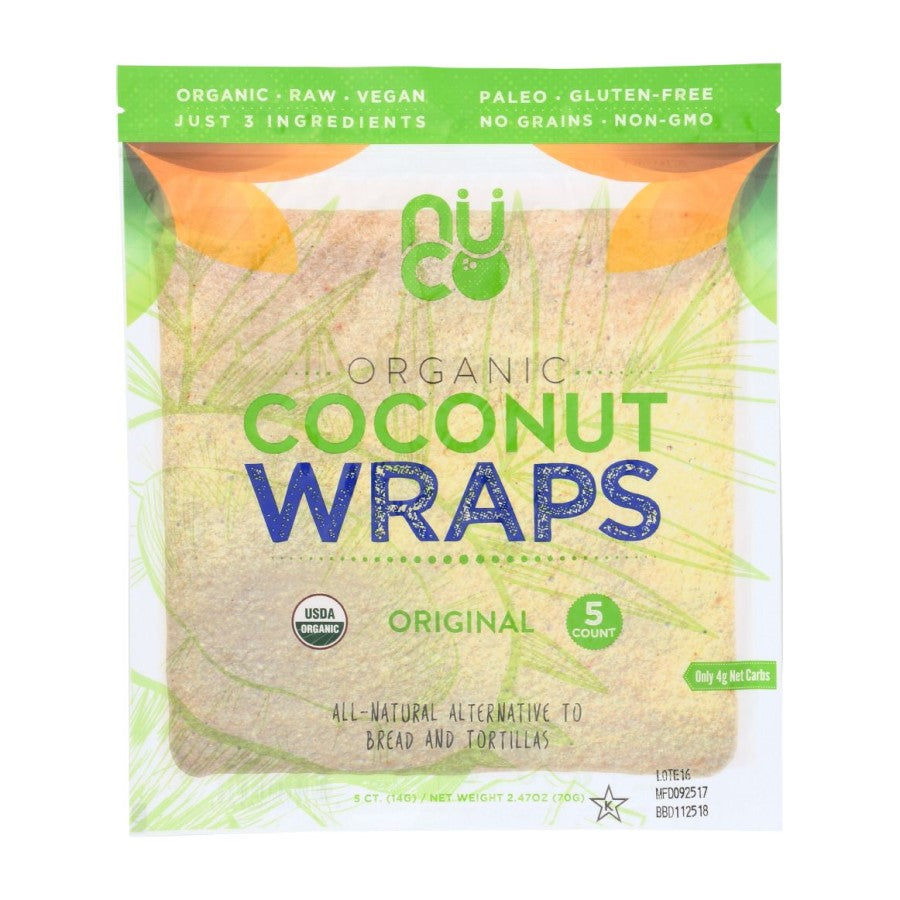 NUCO Organic Coconut Wraps Original 7 g