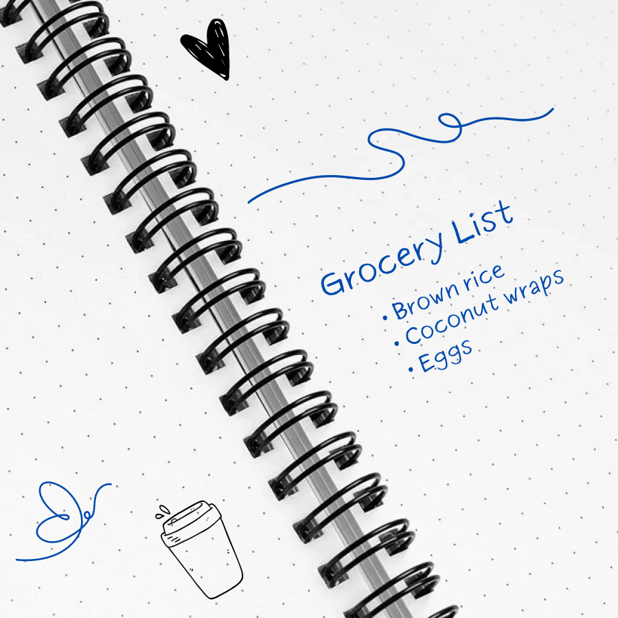 Clean Food Powered Spiral Notebook