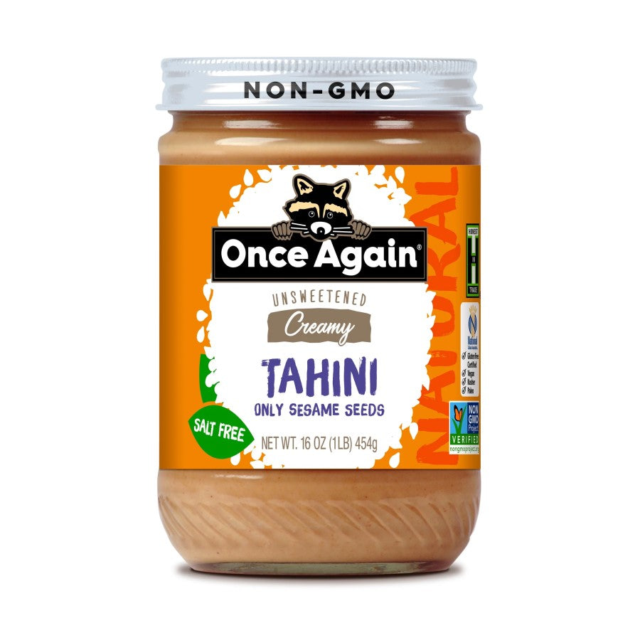 Wieder einmal nicht-GVO-Sesamsam Tahini ungesüßt 454 g