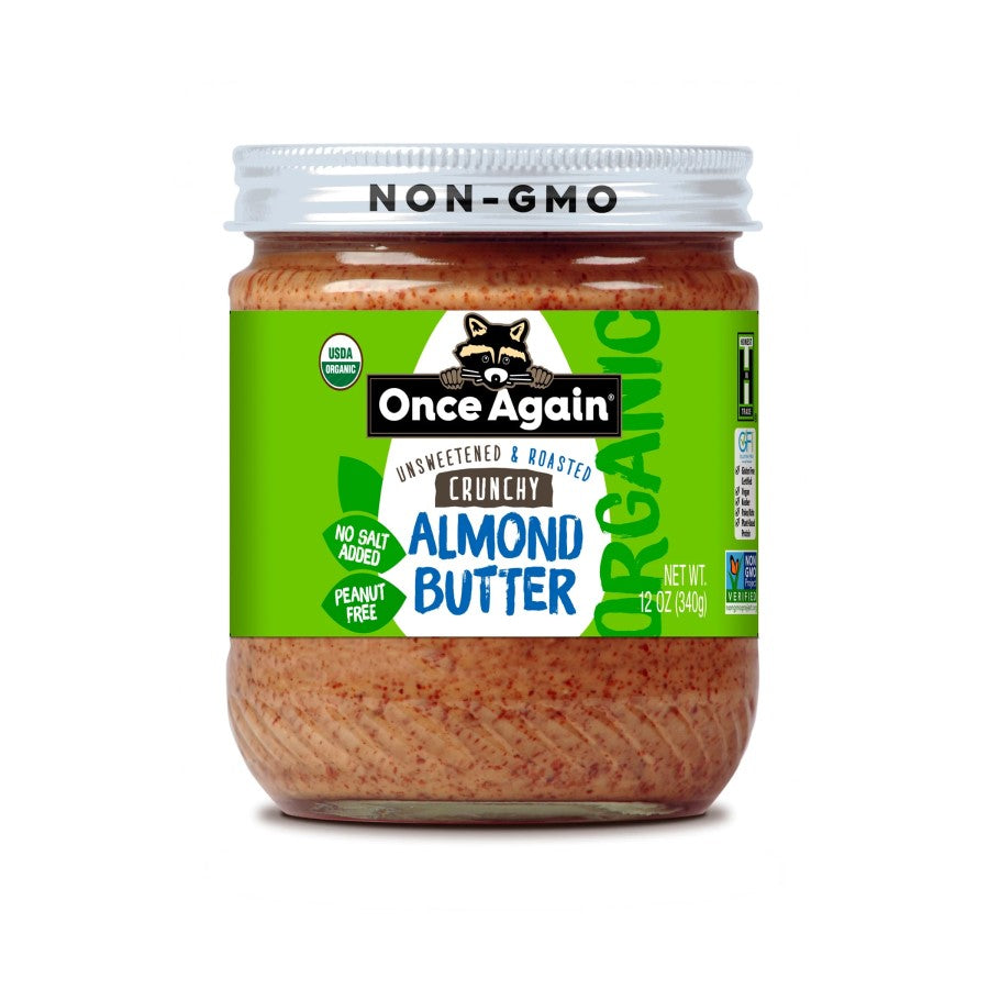 Wieder einmal Bio geröstete Mandelbutter Crunchy