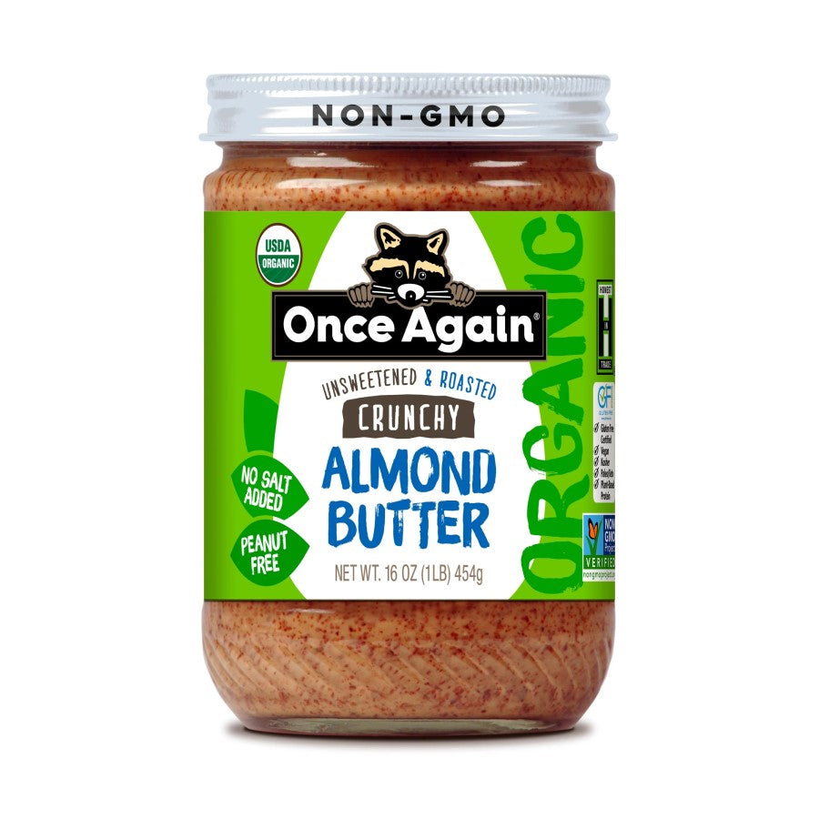 Wieder einmal Bio geröstete Mandelbutter Crunchy