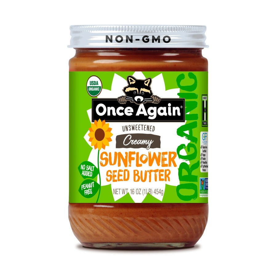 Noch einmal Organische Sonnenblumenkernbutter Ungesüßt 454 g