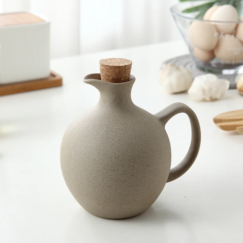 Organic Modern Style Keramiköl & Essig Gläser