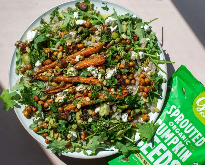Go Raw Sprouted Organic Pumpkin Seeds mit Meersalz