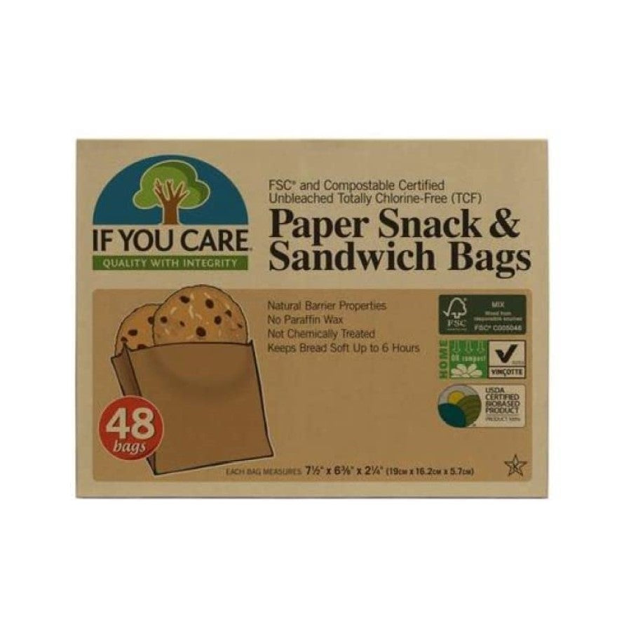 Wenn Sie Papier Snack & Sandwich Taschen 48 Count
