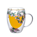 Petite Arbor getrocknete Blumen Doppelwand Glasbecher