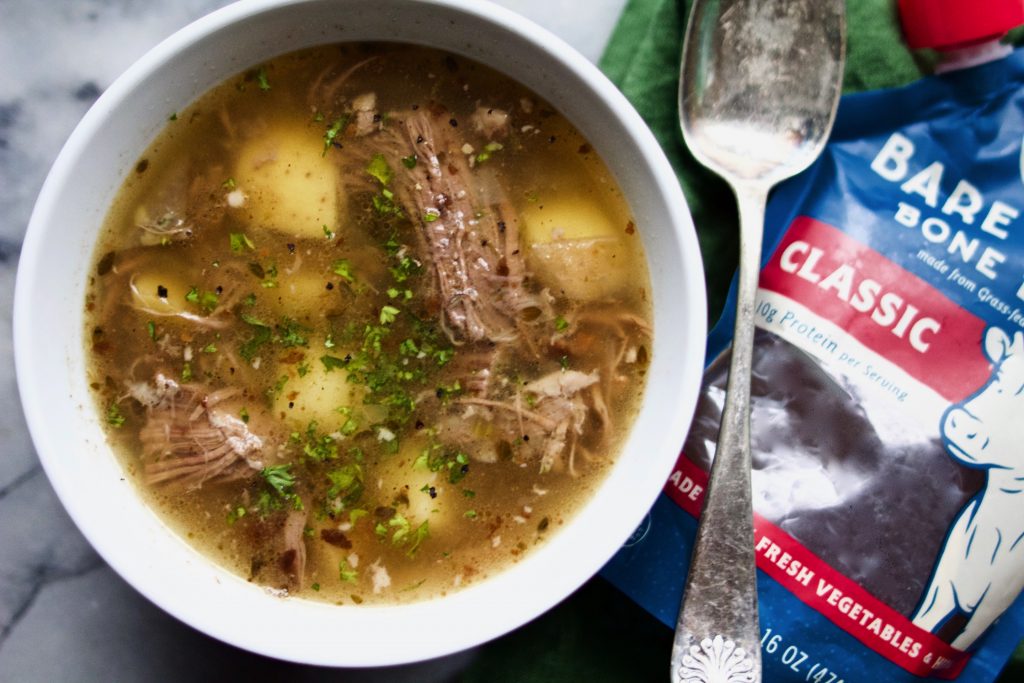 Bare Bones 100% Gras Fed Beef Bone Broth 454 g