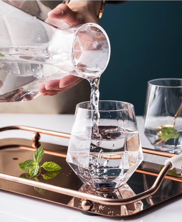 Nordischer Stil Fraktal Glas Karaffe & Cups