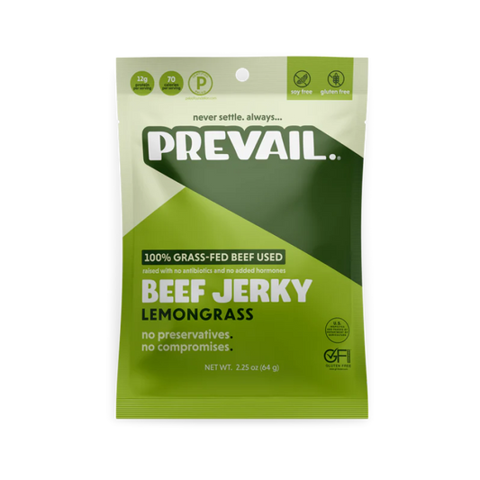 Prevail Grass-Fed Beef Jerky Lemongrass 64 g