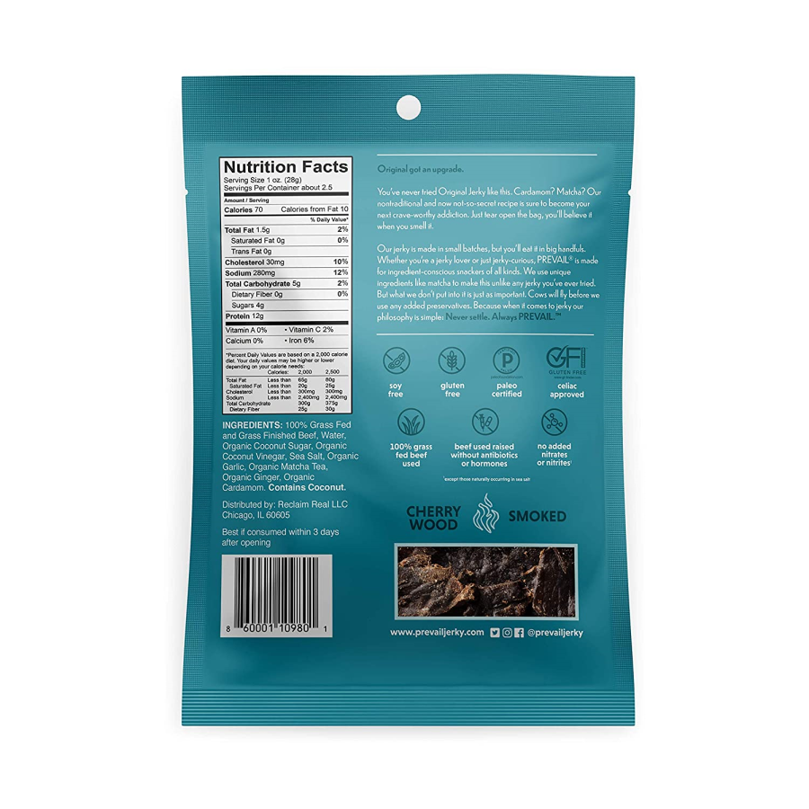 Grass-Fed Beef Jerky Original 64 g