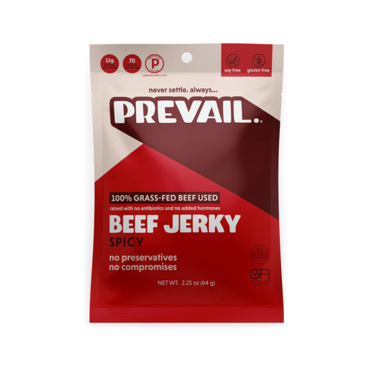 Vorherrschend Gras gefüttertes Rindfleisch Jerky Spicy 64 g