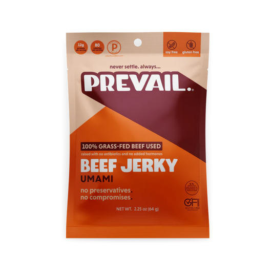 Prevail Grass-Fed Beef Jerky Umami 64 g