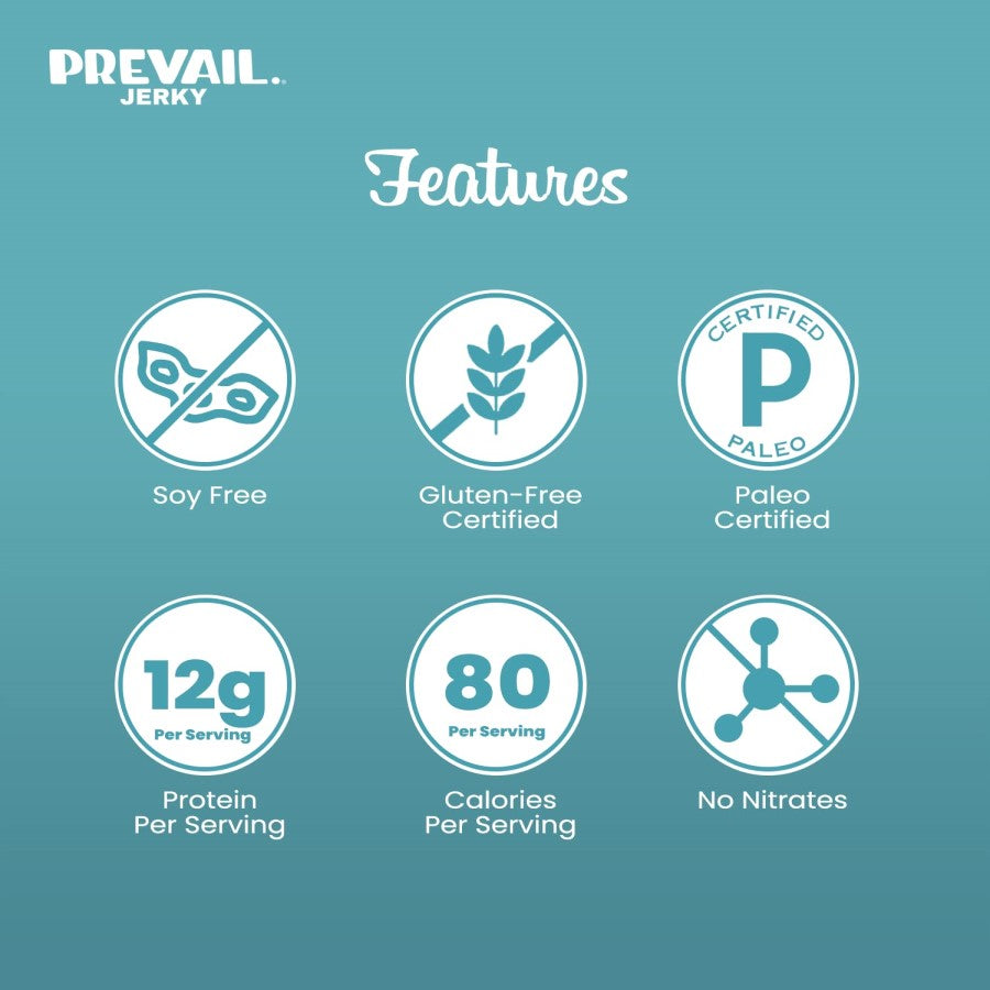 Prevail Grass-Fed Beef Jerky Umami 64 g