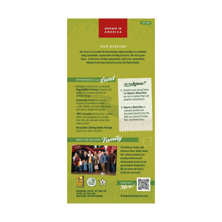 Ralston Family Farms Natur Mischung Reis 68 g
