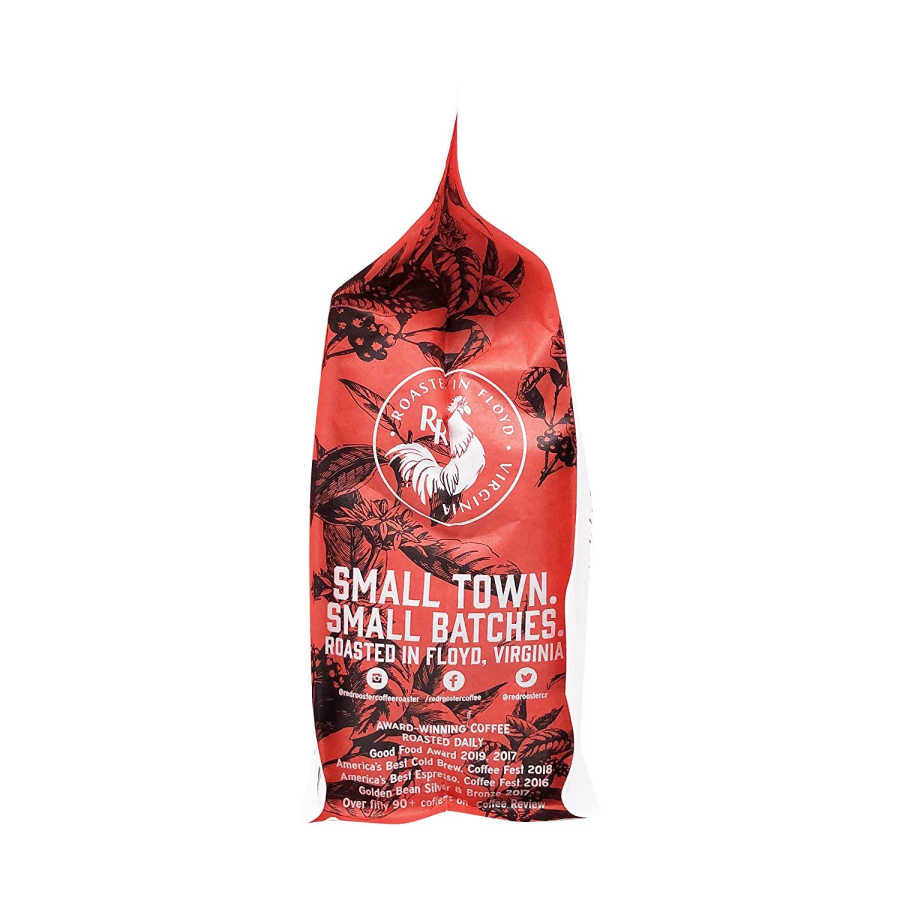 Rot Rooster Coffee Floyd Farmhouse Frühstück Blend Organische Ganze Bohne 34 g