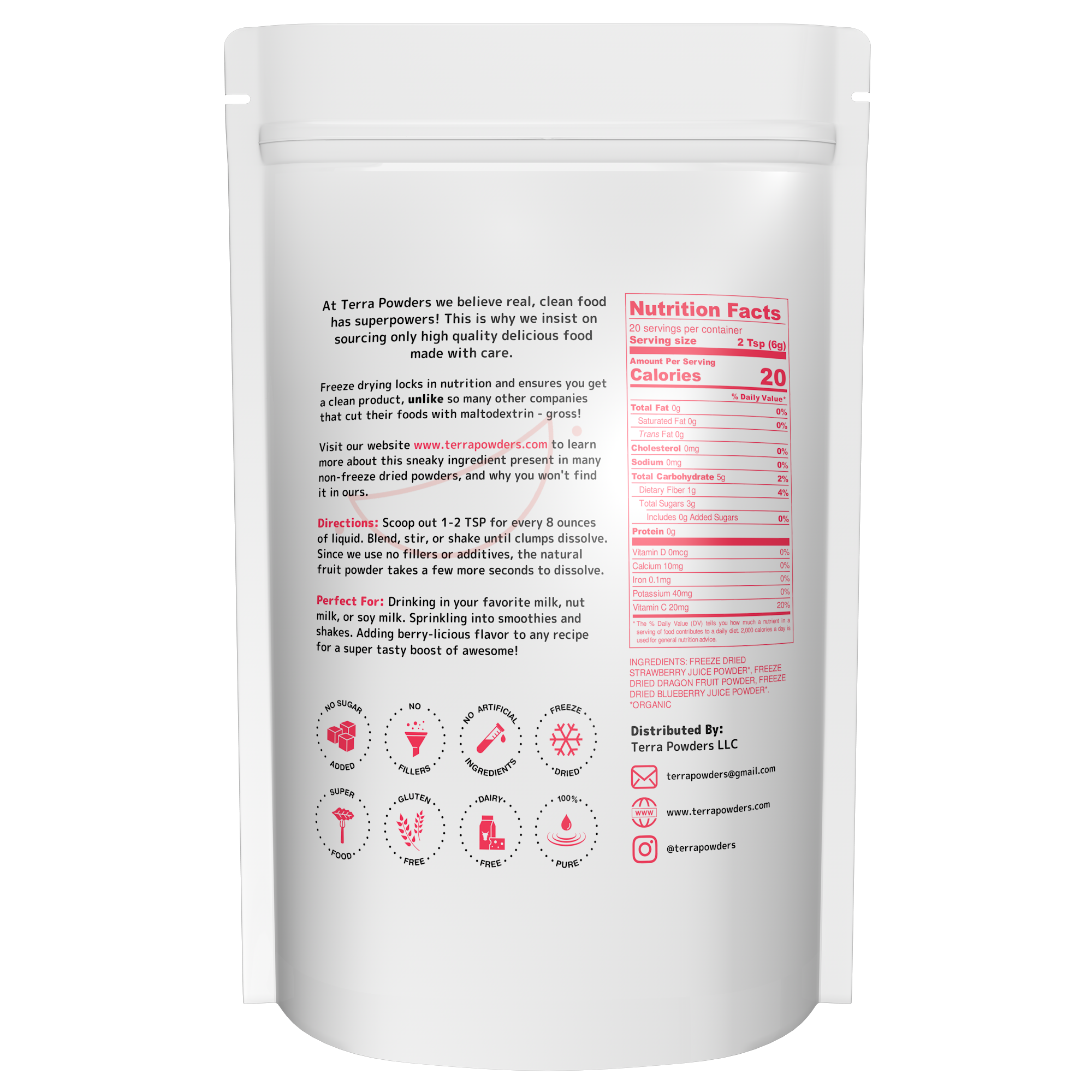 Dragon Berry Pulver