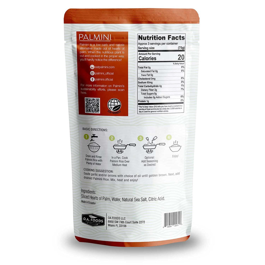 Palmini Herzen von Palm Reisbeutel 34 g