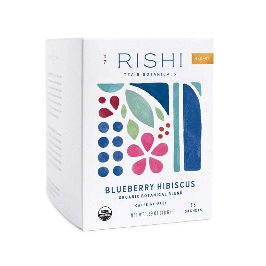 Rishi Tee Blaubeeren Hibiskus Organische Botanische Mischung 15 Sachets