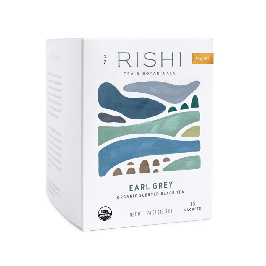 Rishi Tea Earl Grau Organischer Duft Schwarzer Tee 15 Sachets