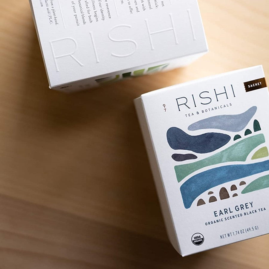 Rishi Tea Earl Grau Organischer Duft Schwarzer Tee 15 Sachets