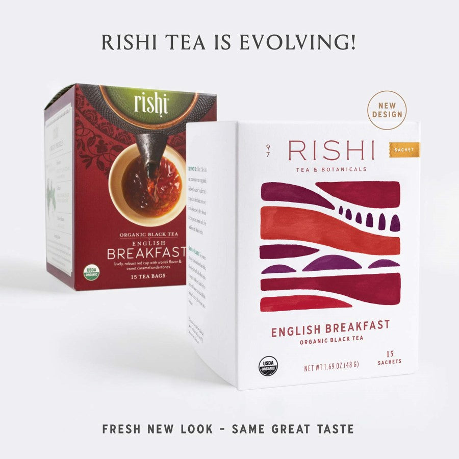 Rishi Tea Englisch Frühstück Organic Schwarz Tea 15 Sachets