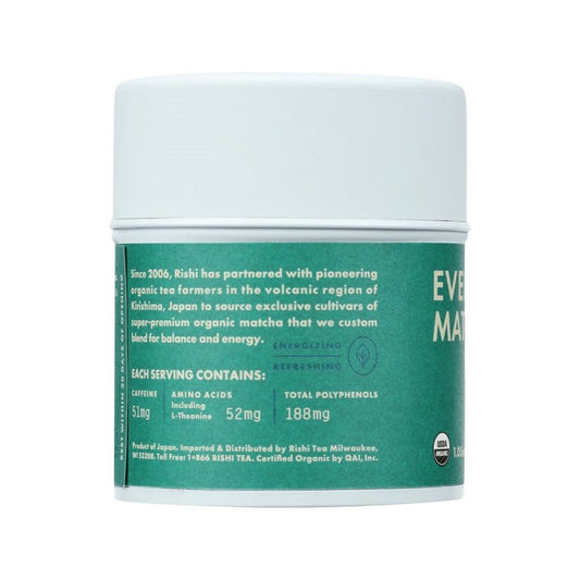 Rishi Tee Everyday Matcha Organischer Single Origin 3 g