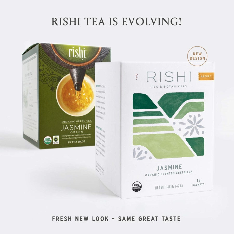 Rishi Tea Jasmin Bio Grüner Tee 15 Sachets