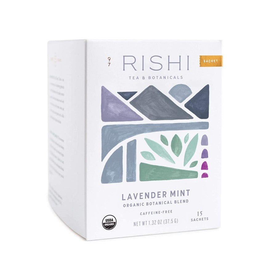 Rishi Tea Lavendel Minze Organische botanische Mischung 15 Sachets