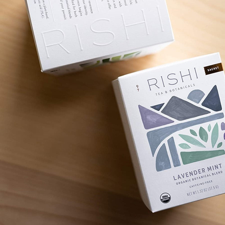 Rishi Tea Lavendel Minze Organische botanische Mischung 15 Sachets