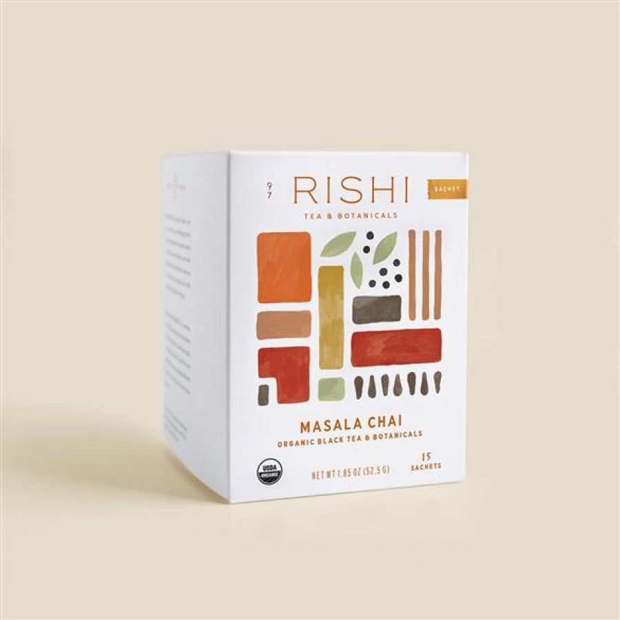 Rishi Tea Masala Chai Organischer Schwarztee 15 Beutel