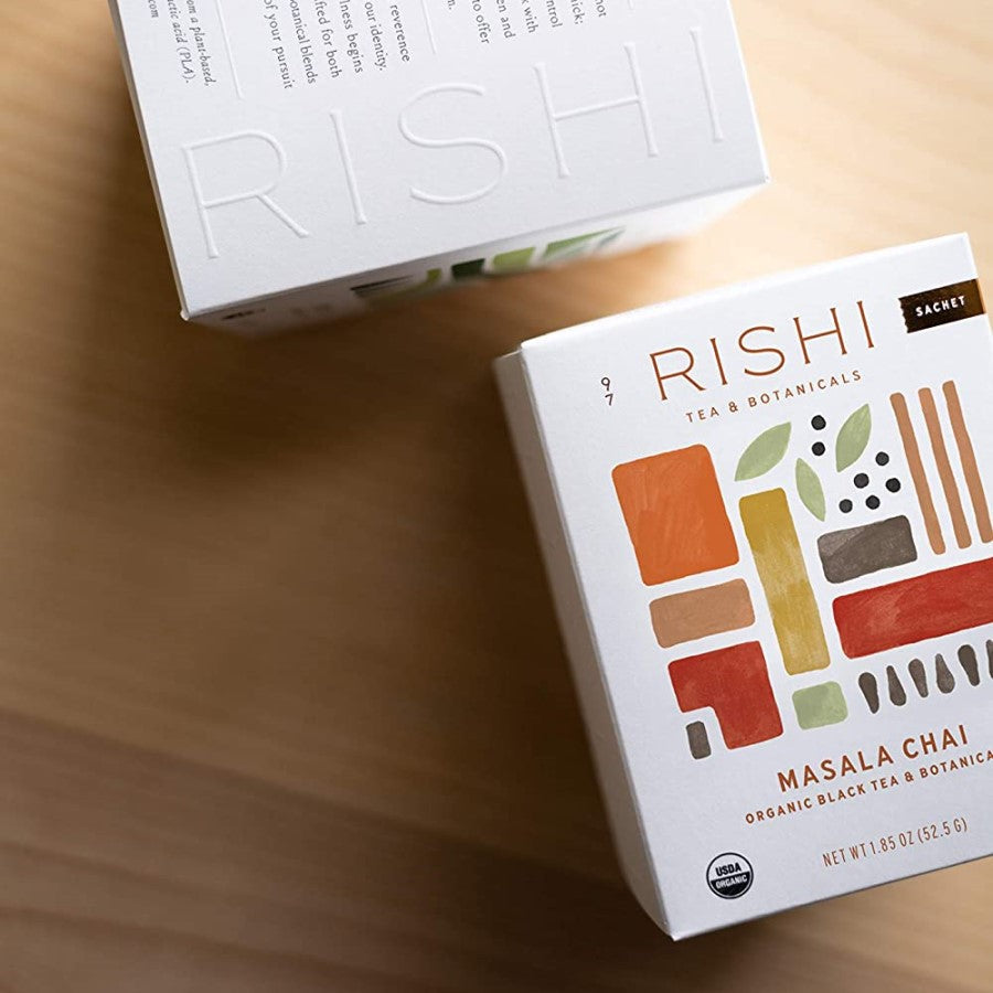 Rishi Tea Masala Chai Organischer Schwarztee 15 Beutel