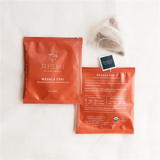 Rishi Tea Masala Chai Organischer Schwarztee 15 Beutel