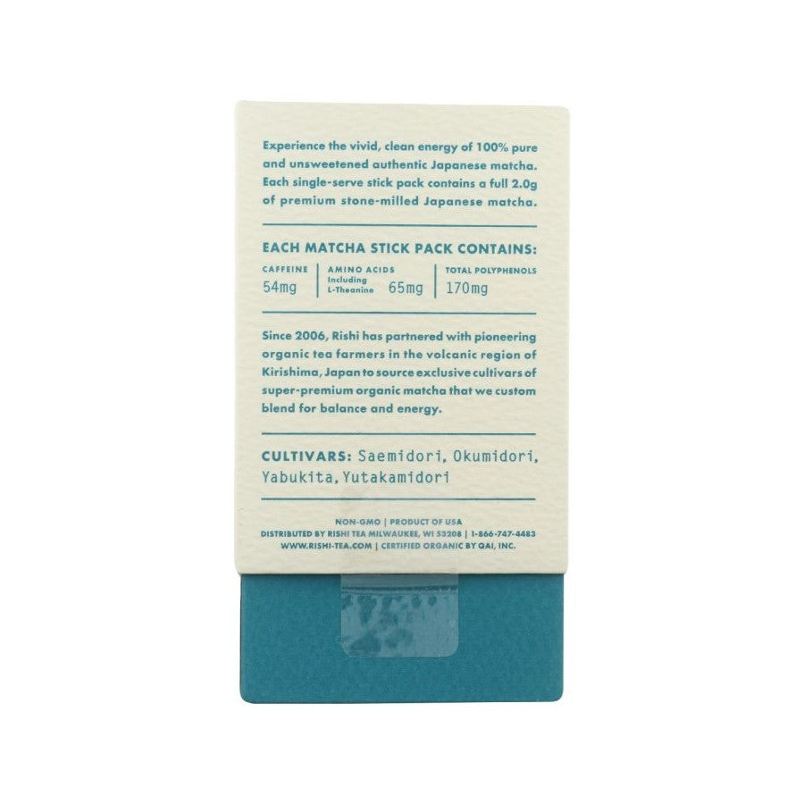 Rishi Tea Organic Matcha hält 16 Pakete