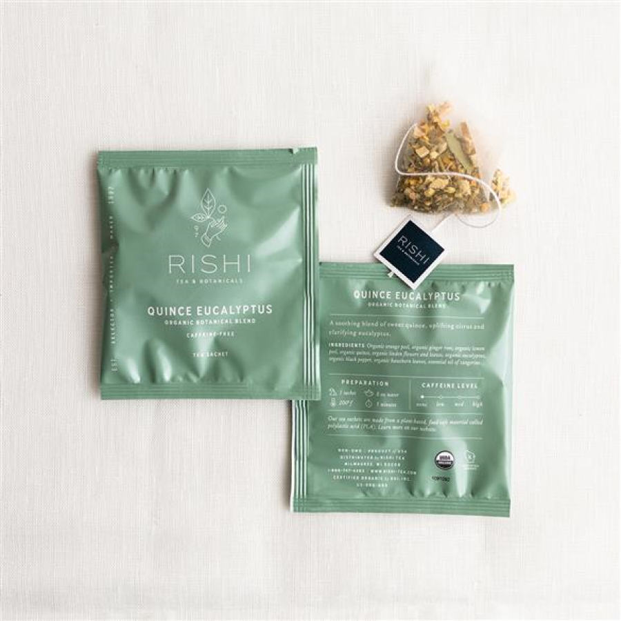 Rishi Tee Quince Eukalyptus Organische botanische Mischung 15 Sachets