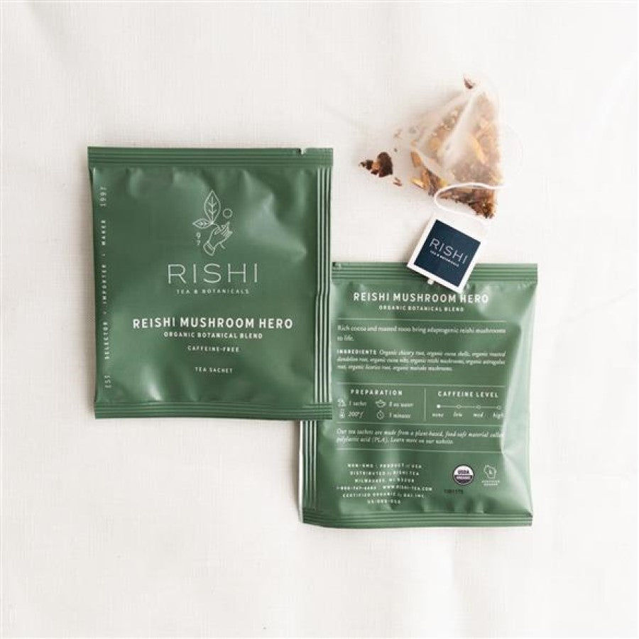 Rishi Tea Reishi Pilz Held Organische botanische Mischung 15 Sachets
