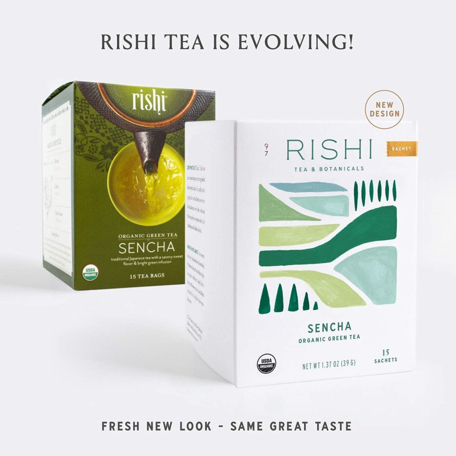 Rishi Tea Sencha Organic Grüner Tee 15 Sachets