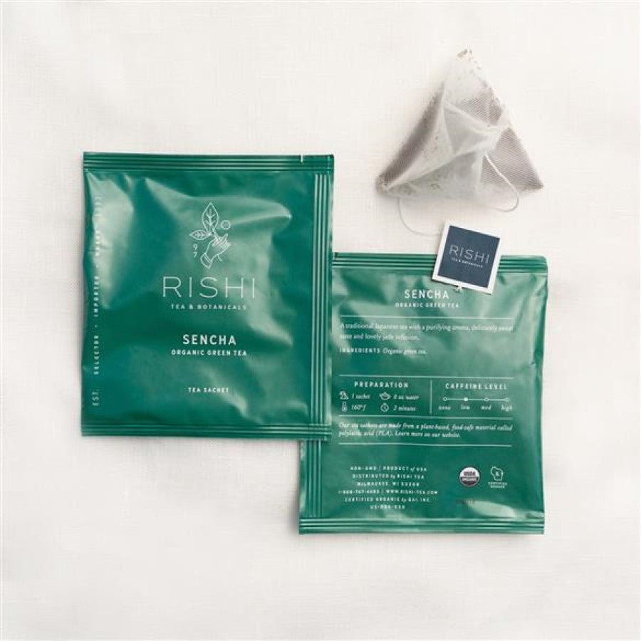 Rishi Tea Sencha Organic Grüner Tee 15 Sachets