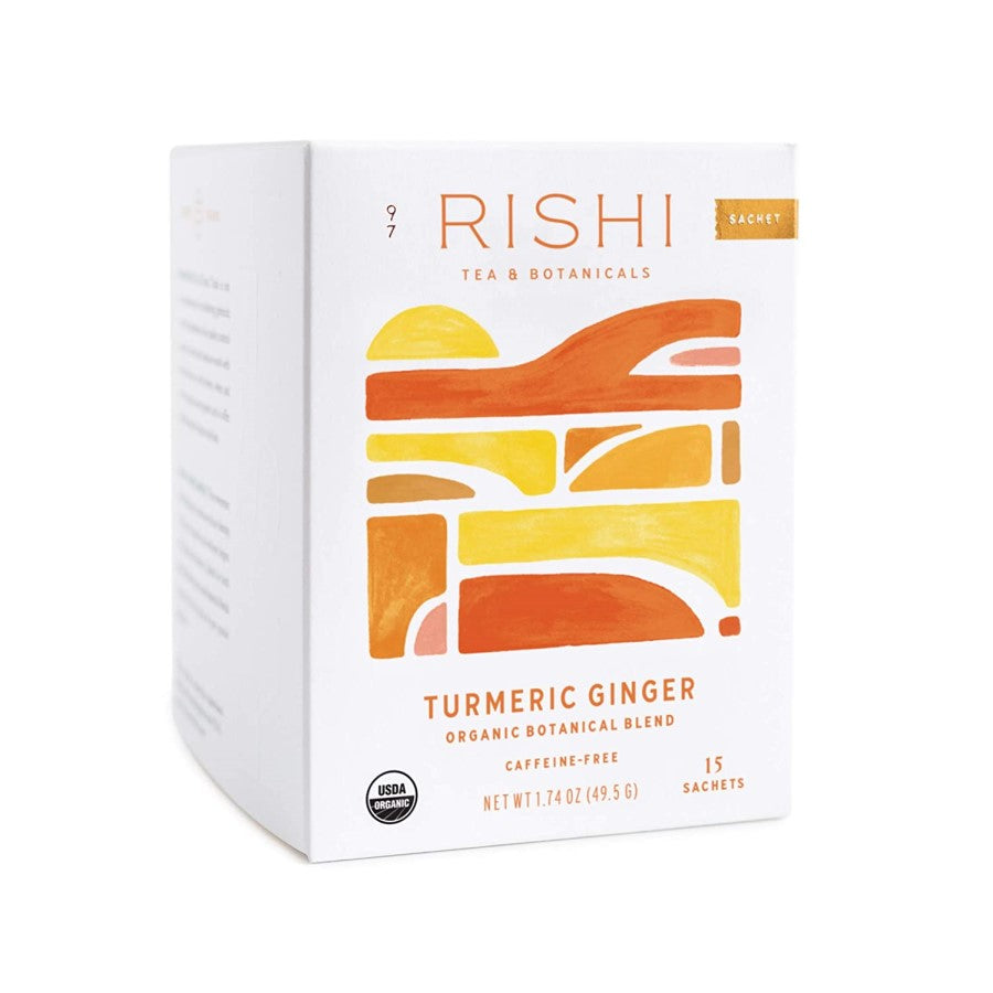 Rishi Tea Turmeric Ginger Organische Botanische Mischung 15 Sachets