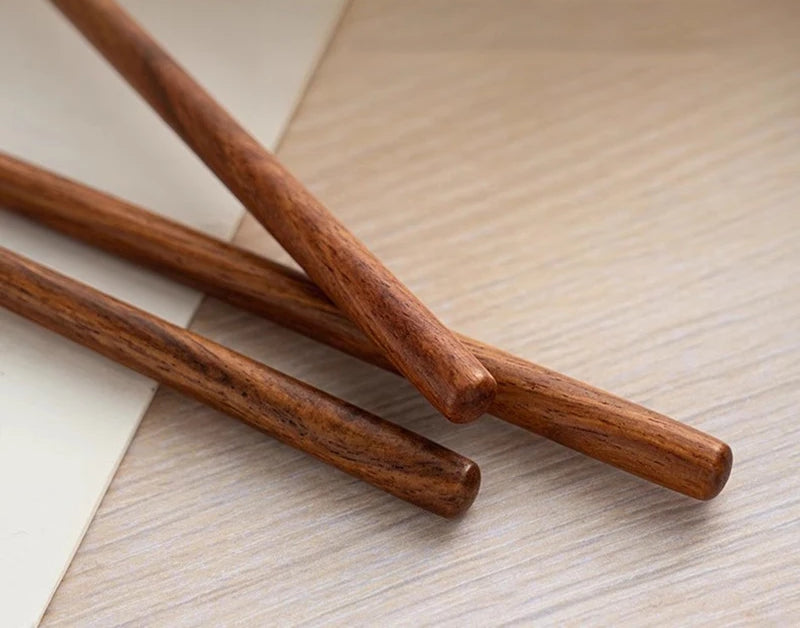 Ferme Edelstahl Flatware 3-teiliges Set mit Rosewood Griffe