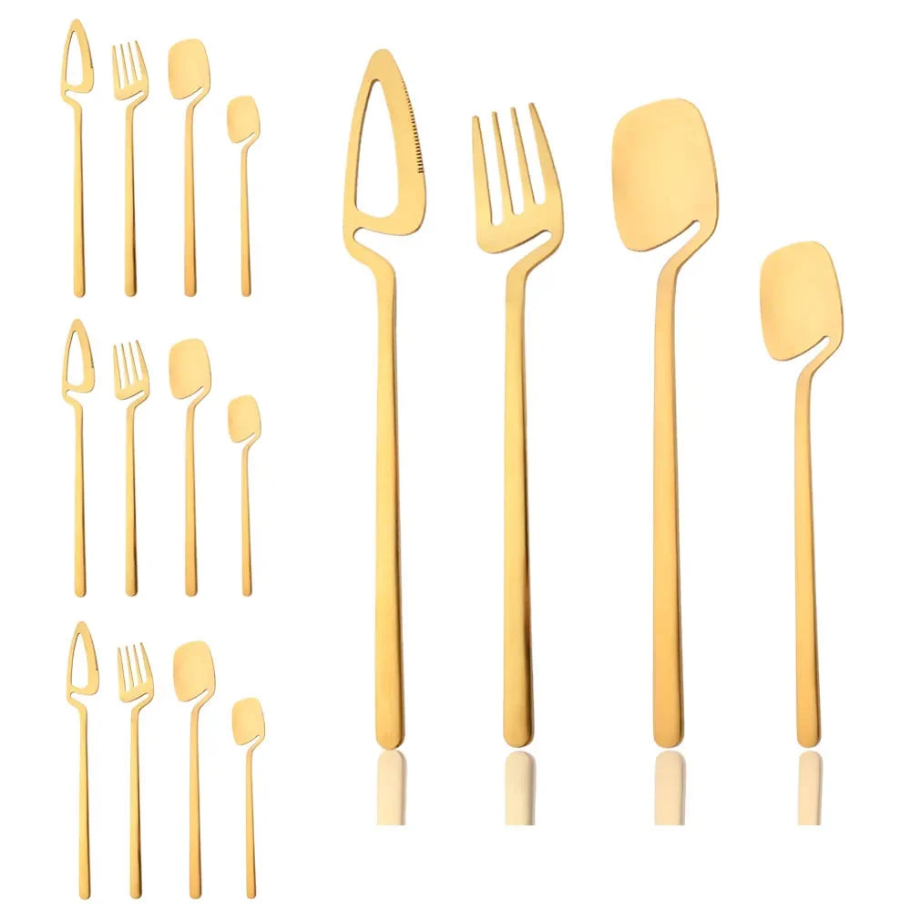 Surreale Edelstahl-Flatware 16-teiliges Set