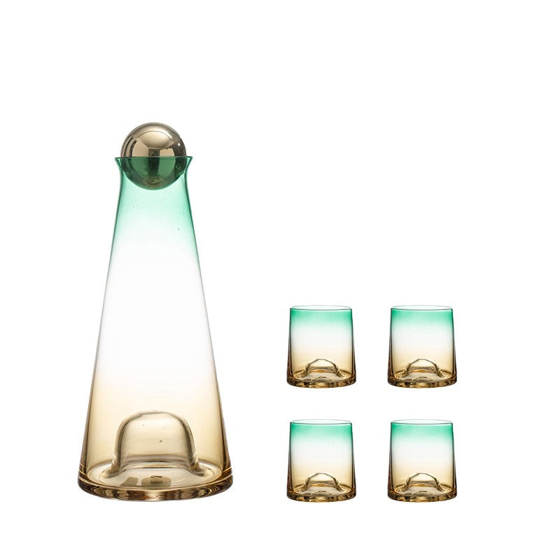 Emerald Shore Style Glaskaffee & Cups
