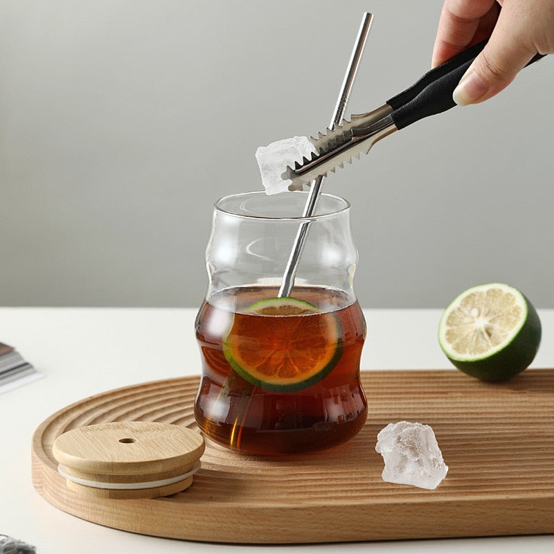 Glasgetränk Tumblers mit Bambus Lids & Straws