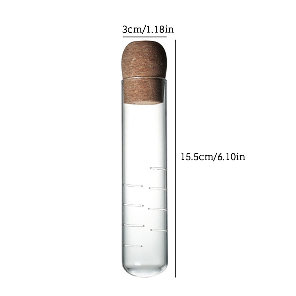 Glas Tube Lose Blatt Tee & Kräuter-Infuser mit Stopper