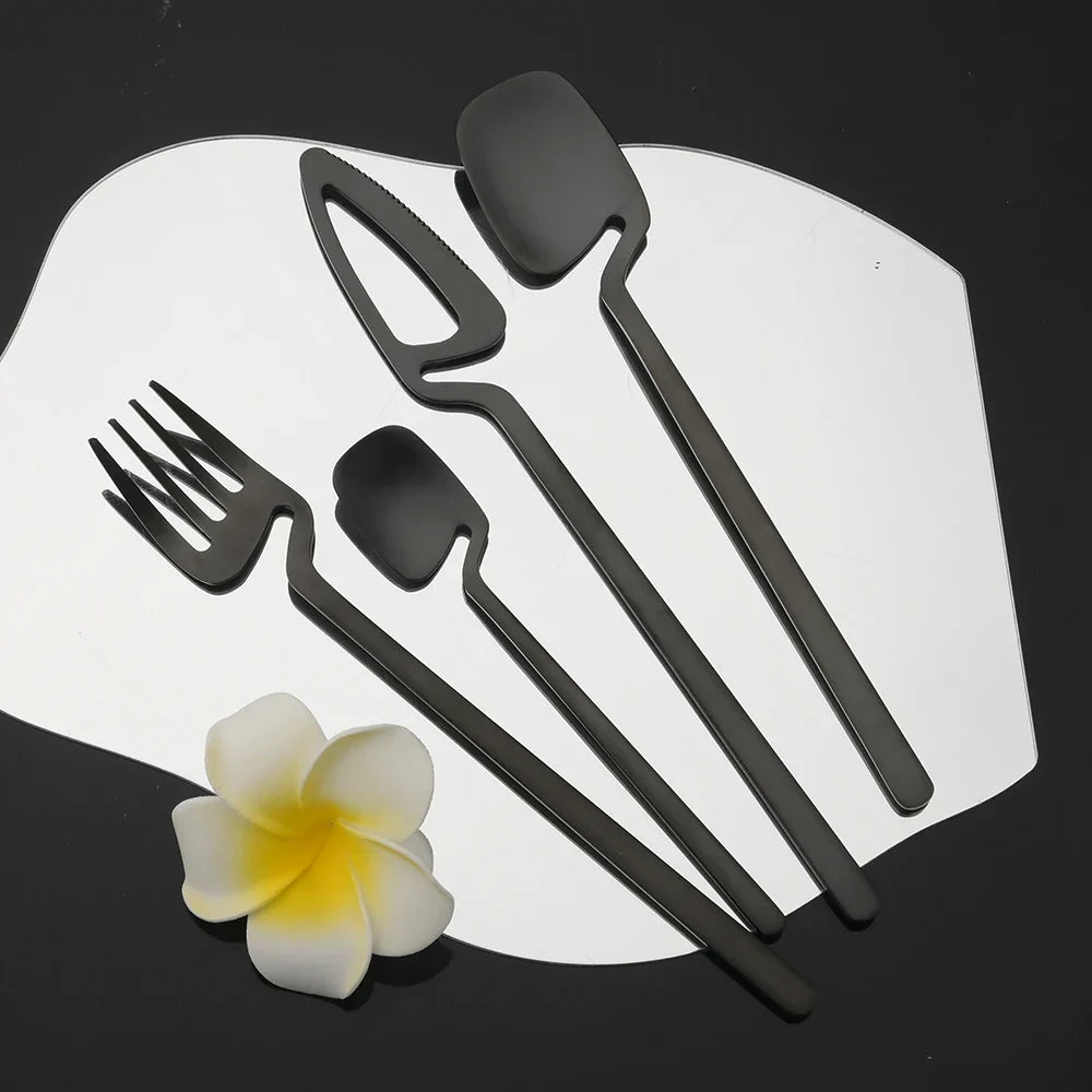 Surreale Edelstahl-Flatware 16-teiliges Set
