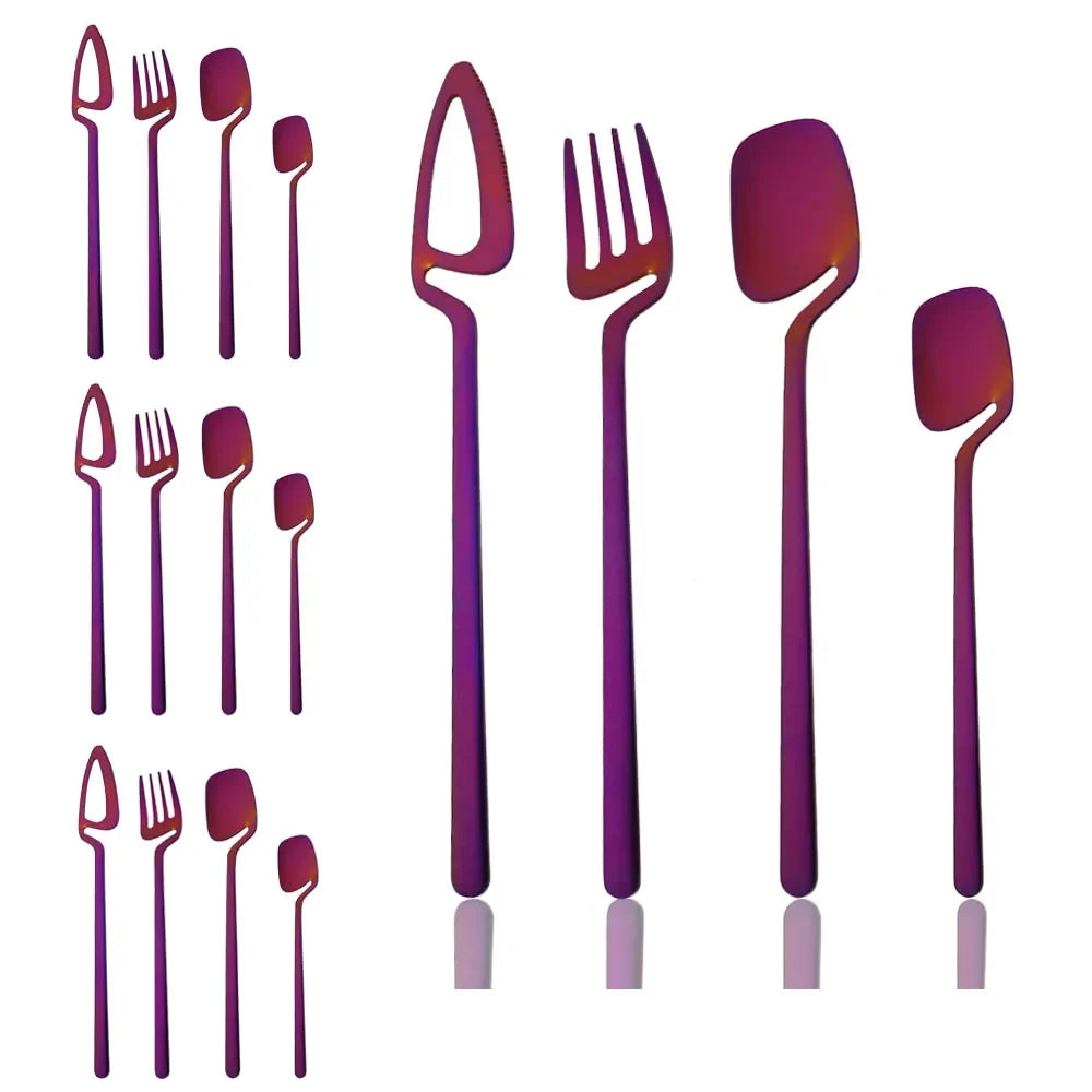 Surreale Edelstahl-Flatware 16-teiliges Set