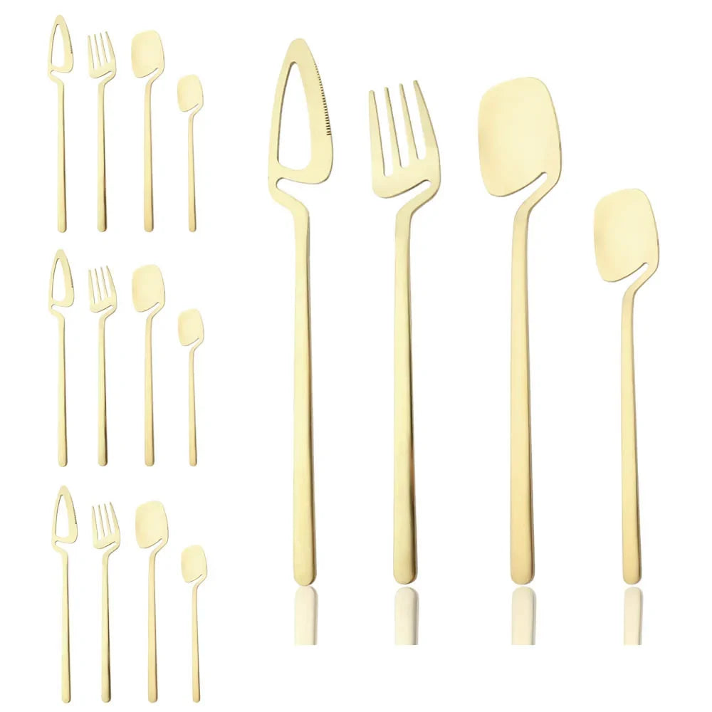 Surreale Edelstahl-Flatware 16-teiliges Set