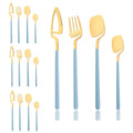 Surreale Edelstahl-Flatware 16-teiliges Set mit bunten Griffen