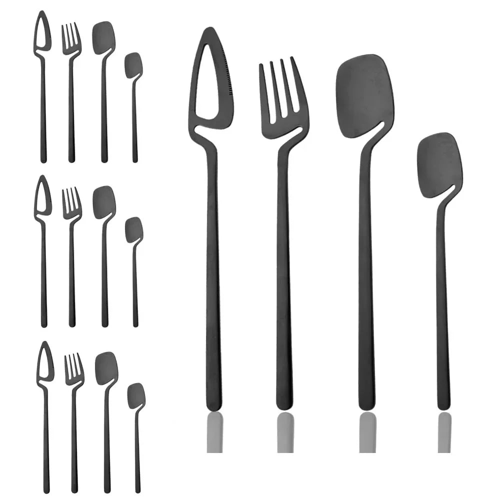 Surreale Edelstahl-Flatware 16-teiliges Set