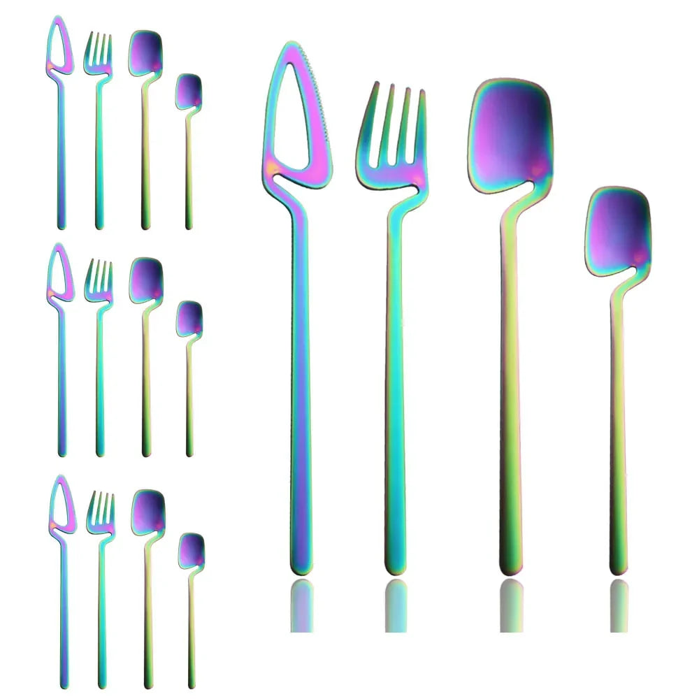Surreale Edelstahl-Flatware 16-teiliges Set